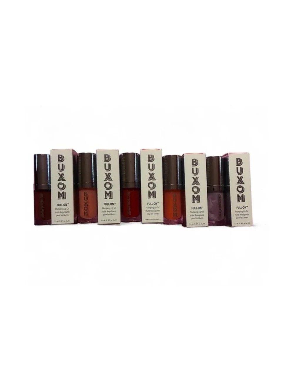 Buxom Full On Plumping Lip Oil BNIB // 5 Shade Bundle